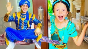 Настя и папа - серии про принцесс