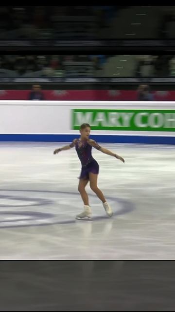 Легендарный Тройной аксель от Алены Косторной в каскаде