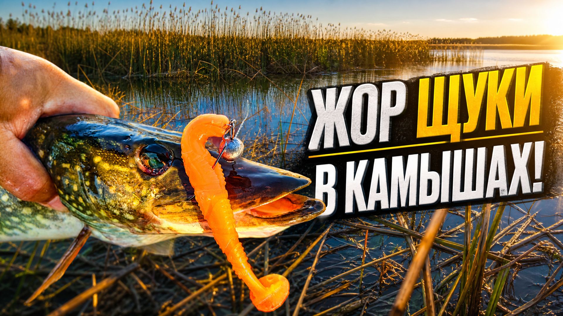 ЖОР ЩУКИ В КАМЫШАХ! КОГДА РАЗМЕР СИЛИКОНА РЕШАЕТ ВСЁ! смотреть онлайн