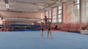 ТР 1 юн. , Игнатенкова - Якимова - Сердечкина, ДЮСШ г.Гвардейск, Комбинированное упражнение - день 1