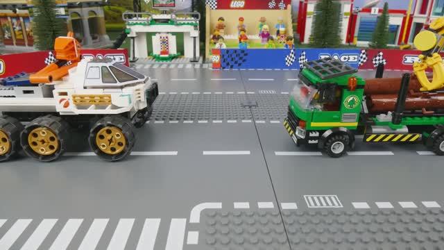 Лего БИТВА ТЯЖЕЛОЙ ТЕХНИКИ! 🚜 Экскаватор против Бульдозера Кто сильнее