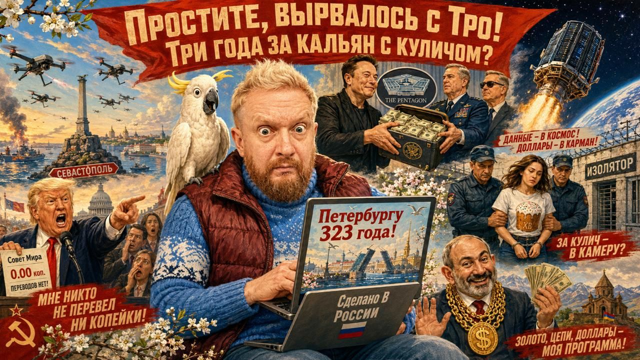"Простите, вырвалось" №425|Про срок за кальян с куличом, про богатого Пашиняна и богатейшую Армению