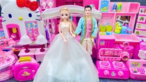 Игровой набор «Спальня принцессы Барби» Распаковка и Обзор игрушек! Яркие Мультики для детей!