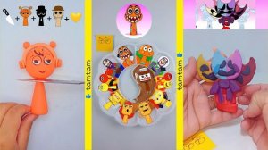 СПРУНКИ + NUMBERBLOCKS ВИКТОРИНА / МИКСУЕМ ЦВЕТА 🌈 УГАДЫВАЕМ СПРУНКИi ❓ ЛЕПИМ 🟡