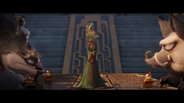 Вступительная сцена с хамелеоном из фильма «Кунг-фу панда 4» (2024) (фрагмент в HD качестве).