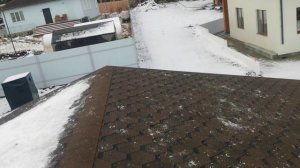 Крыша над навесом и гаражом