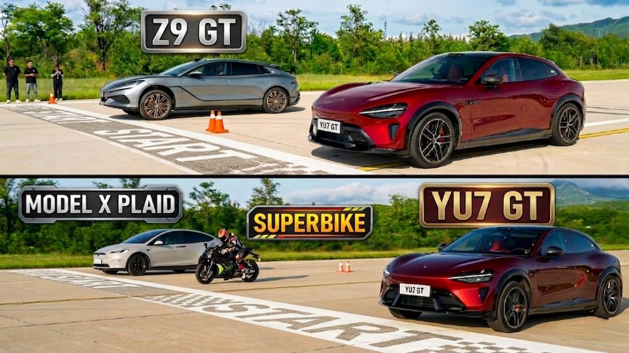 Xiaomi YU7 GT vs Tesla vs Superbike — Кто БЫСТРЕЕ_! смотреть онлайн