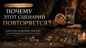 🔮 РАСКЛАД - Почему в вашей жизни повторяется один и тот же сценарий?