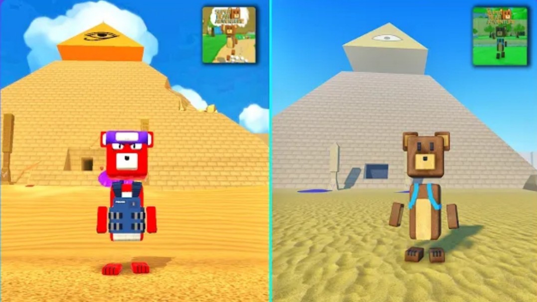 Roblox Astral Temple vs Super Bear Adventure Astral Temple. смотреть онлайн