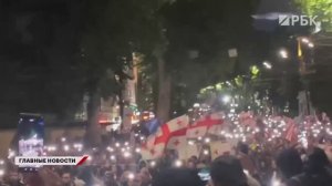 _Протесты_в_Тбилиси_ко_Дню_независимости_Госвизит_Путина_в_Казахстан