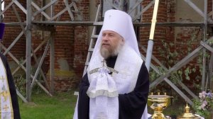 Проповедь митрополита Леонтия после совершения чина освящения крестов Богоявленского храма