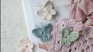 Вяжем бабочку крючком
