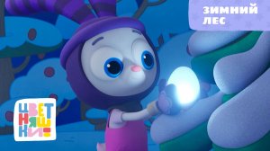 Зимний лес | Цветняшки! Колыбельные | тихая музыка перед сном