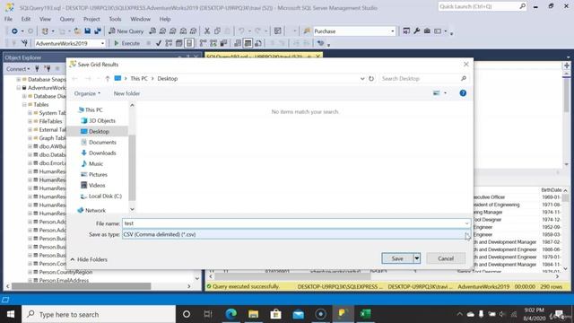 13. Exporting Data From SSMS смотреть онлайн
