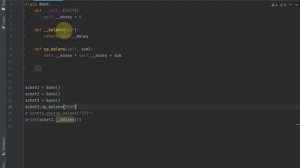 Python. ООП Урок № 4. Часть 2/2 продолжение. Доступ к приватным атрибутам с помощью методов класса.