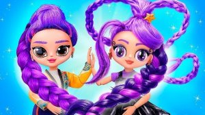 Преображение Руми и Джину в Лили Лавбрейдс! Поделки в стиле K-Pop Demon Hunters