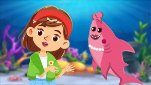 Акуленок (Моя Семья) - Развивающие и обучающие мультики - Baby shark _ Max and Mia(2)