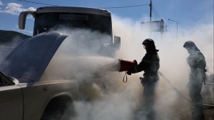 МЧС России и Росавтодор провели учения по ликвидации последствий массового ДТП в Забайкалье