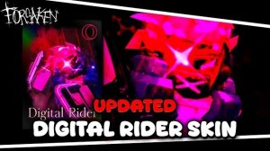 Обновлённый скин «DIGITAL RIDER» 1×1×1×1 (Roblox Forsaken)