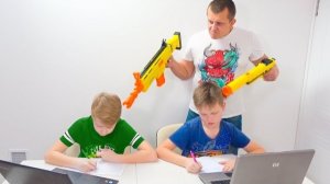 Братья сделали ВСЕ, чтобы НЕ УЧИТЬСЯ! Нерф у Коли! Брос Шоу