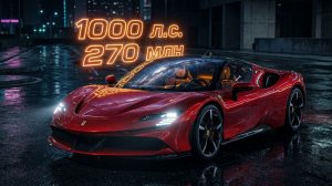 2027 Ferrari SF-100: 1000 сил и звёзды за 270 млн