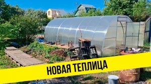 Собираю новую теплицу.