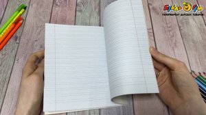 356775  Тетрадь Милашки в косую линию для левшей 12л в ассортименте