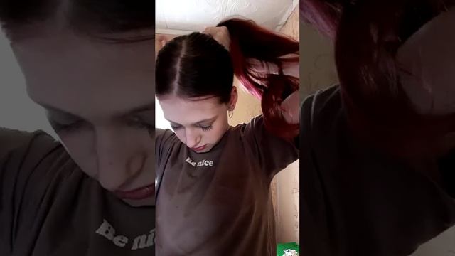 Туториал , как сделать высокий хвост👌 смотреть онлайн