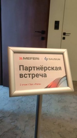 Партнерская встреча MEFERI с компаниями, развивающими решения GAUSIUM в России