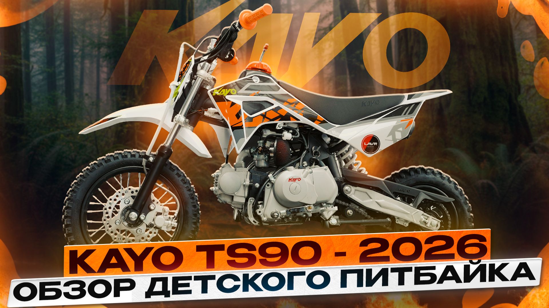 Обзор KAYO MINI TS90 2026 - профессиональный старт в детском мотоспорте / Kayo Russia