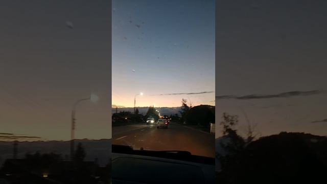 небольшая поездка, красивый закат смотреть онлайн