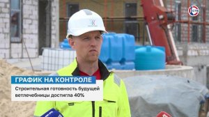 Будущая ветеринарная лечебница готова на 40%