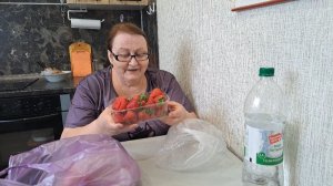 Купили витаминки. Ливень сорвал все планы. Окрошка на ужин.