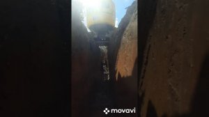 Работа на китайском  мини экскаваторе