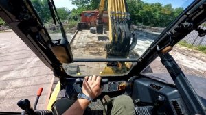 Земляные работы. Прокол под дорогой. Мини экскаватор