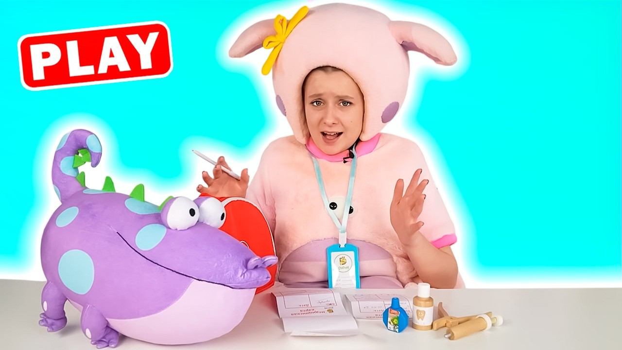 Крокозябра заболела! Играем в доктора с малышами - Сборник серий КуКуPlay