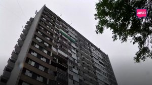 Обновление фасада многоэтажки на улице Дзержинского в Тольятти