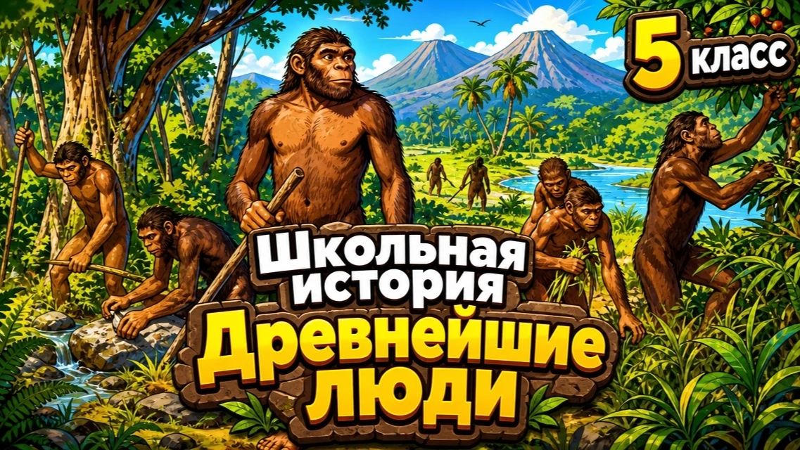 Древнейшие люди. Школьная история 5 класс.