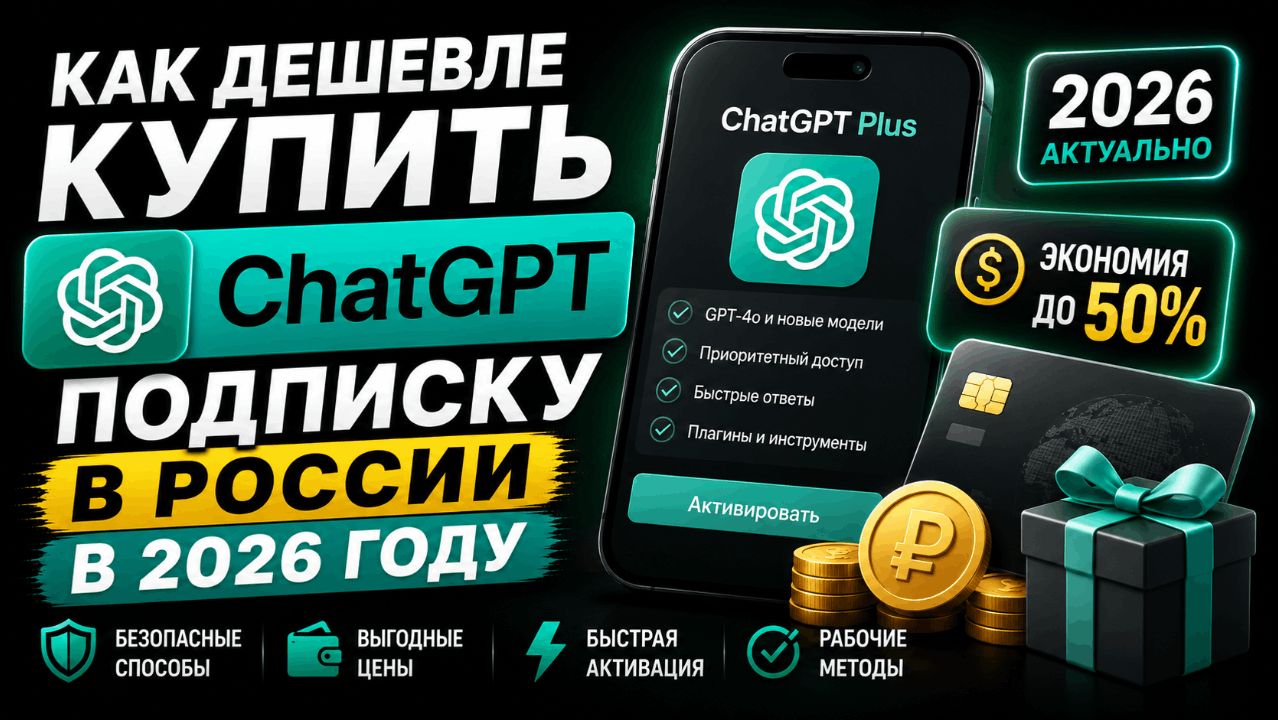 Как дешевле купить подписку ChatGPT в России в 2026 году смотреть онлайн