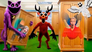 КАМУФЛЯЖНЫЕ ПРЯТКИ В ШКАФАХ И ПОД КРОВАТЯМИ ОТ KPOP DEMON HUNTERS И СУПЕРГЕРОЕВ!!!