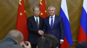 Вячеслав Володин и Чжао Лэцзи обсудили межпарламентское сотрудничество России и Китая.