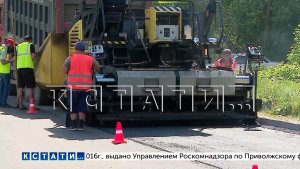 100 000 квадратных метров дорог уже отремонтированы в Нижнем Новгороде