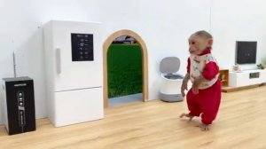 Чудесная жизнь маленькой обезьянки 7ч.🙈🐒🐵