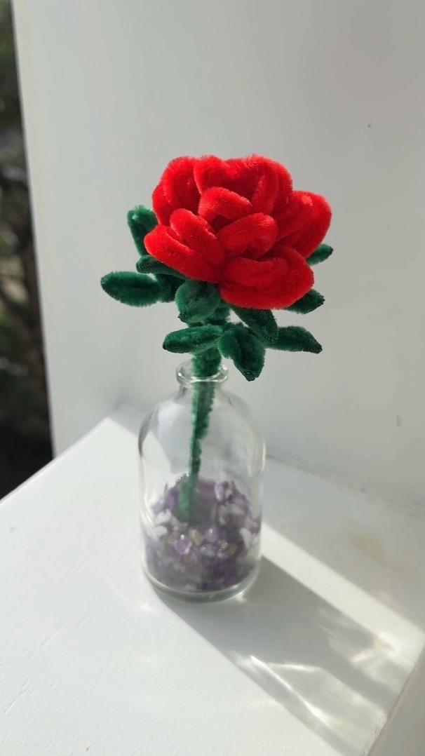 Милые розы 🌹 из пушистой проволоки 🌹