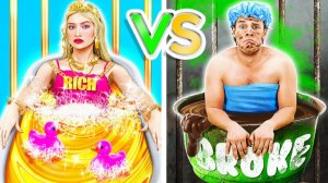 Богатая сестра vs бедный брат: кто выживет в тюрьме? 😱