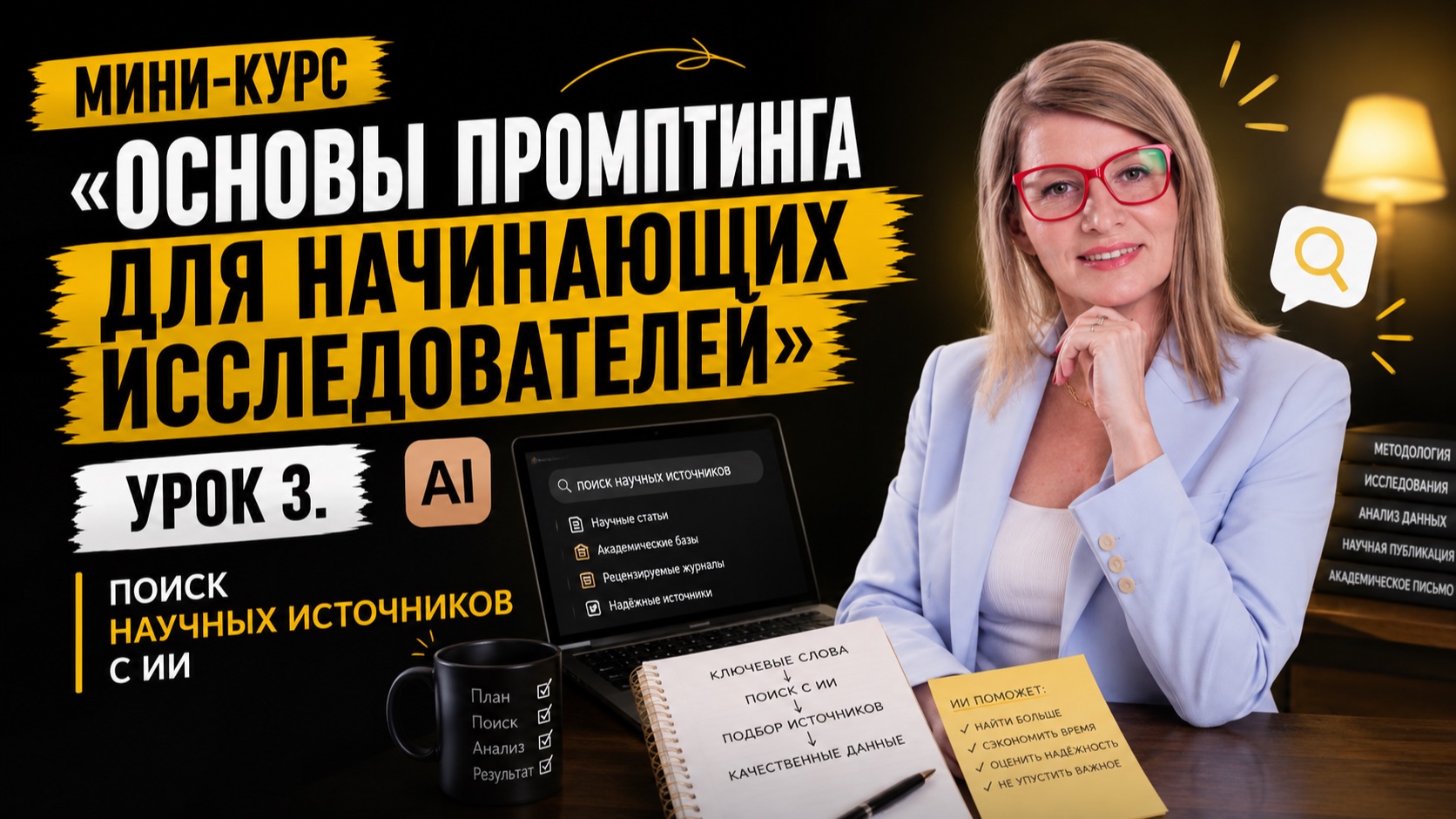 Урок 3. Поиск научных источников с ИИ