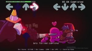 FNF - Double Kill but 4 Impostors and 5 Crewmates join in