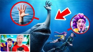 ДРОН СНЯЛ КАК РУКА МОНСТР ПОЙМАЛА МИРА РУМИ ЗОУИ В РЕАЛЬНОЙ ЖИЗНИ!!