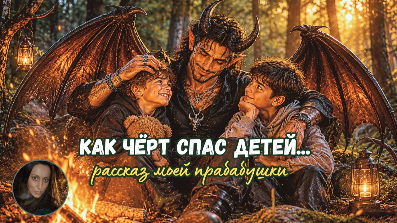 КАК ЧЁРТ СПАС ДЕТЕЙ...рассказ моей прабабушки... смотреть онлайн