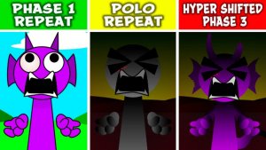 INCREDIBOX SPRUNKI: ФАЗА 1 И POLO 🤵 НО ВСЕ 🔁 ПОВТОРЯЮТ ГИПЕР-СДВИГ ФАЗЫ 3! ⚡♾️